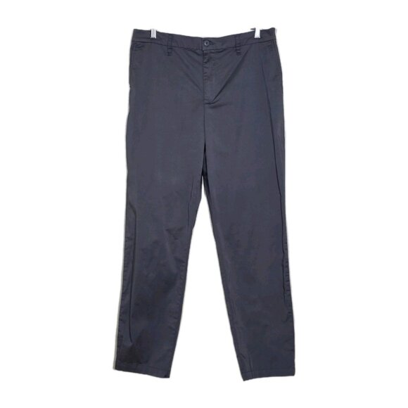 Hudson North Womens Pants L Gray High Waist Straigh Leg Stretch Office Classic - Picture 1 of 16